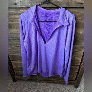 Xersion XXL purple 1/4 zip top - NWOT